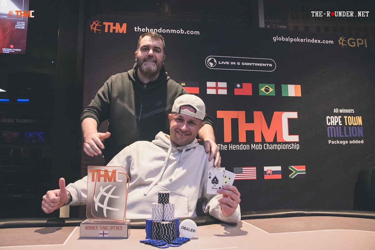 TheHendonMob's tweet photo. ๐ฌ๐งโฃ๏ธ๐ Joseph Saunders, fresh off a #THMC cash in Bratislava, takes down the Deepstack Opener event for ยฃ7,495 and the first of our 5 trophies ๐
๐ช Congrats Joe
๐ Full results: https://t.co/EAYtZa2Vbn https://t.co/dqS861LHE0