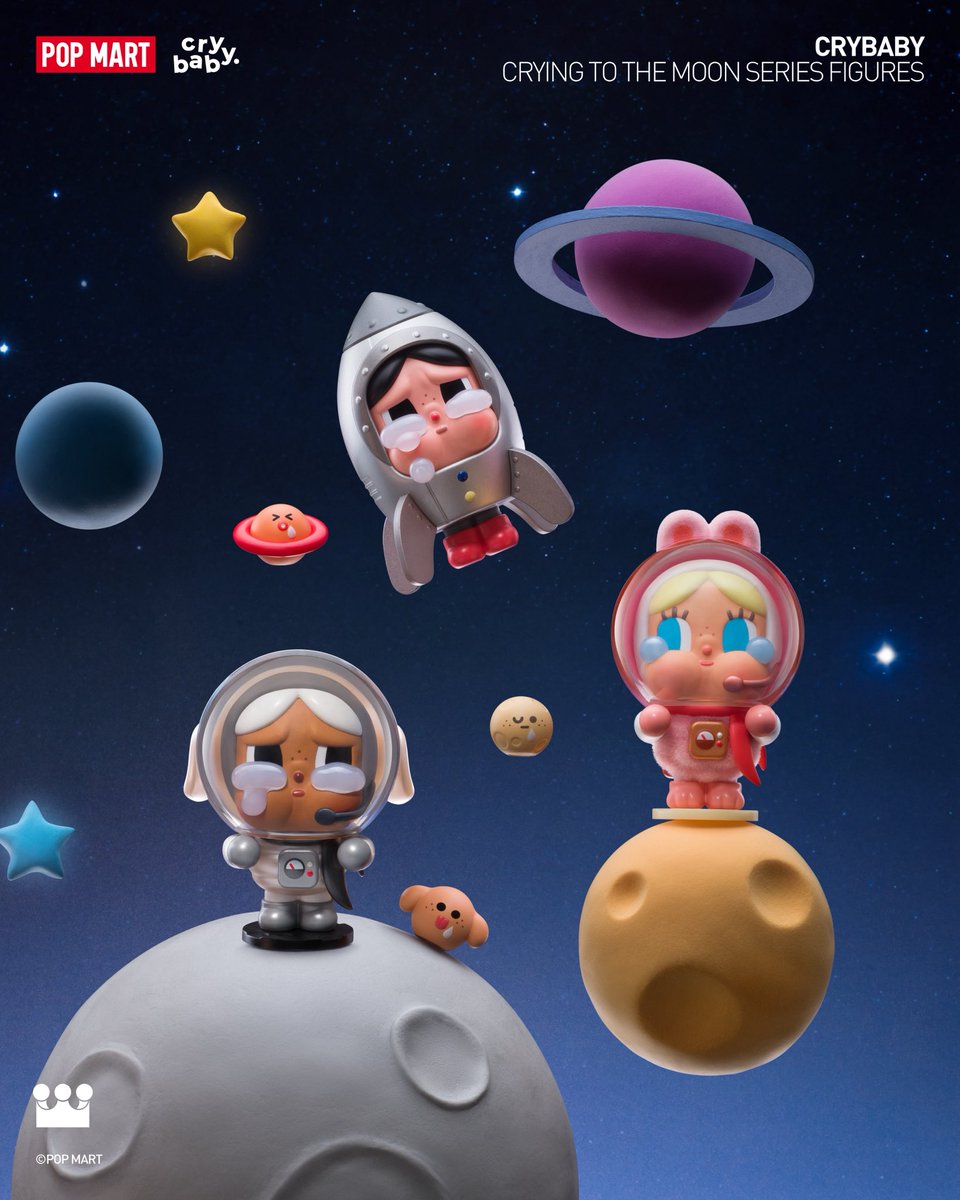 POPMARTGlobal's tweet photo. Upon the clouds…

#POPMART #CRYBABY #cryingtothemoon #moonlight #figures #blindbox #arttoy https://t.co/FKCYBDjI5g