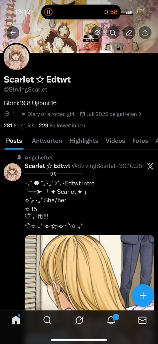 StrvingScarlet's tweet image. New layout !!! Don’t forget me moots