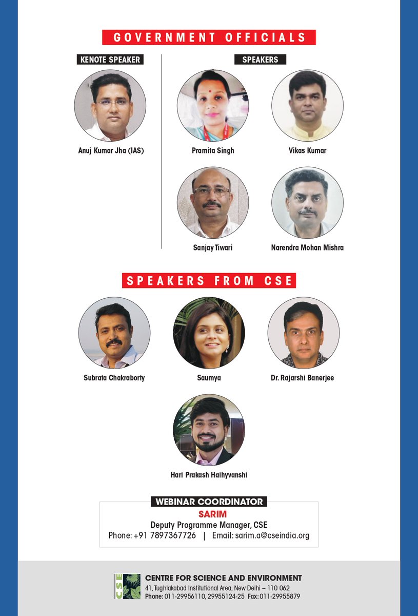 CSEINDIA's tweet image. Upcoming Webinar | Policy to Practice: FSSM in Uttar Pradesh

From policy frameworks to desludging logistics, Uttar Pradesh’s faecal sludge and septage management (FSSM) story has moved quickly, and CSE has been a key catalyst in scaling it statewide.

With the focus now shifting…