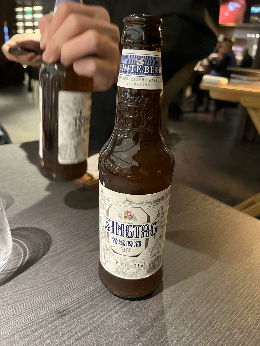 josep_ma2002's tweet photo. Una Tsingtao White en Shanghai muy rica!! #miscervezaporahi @uliiises_6 @monjesus70 @paconadal https://t.co/VPEoJnyiFP