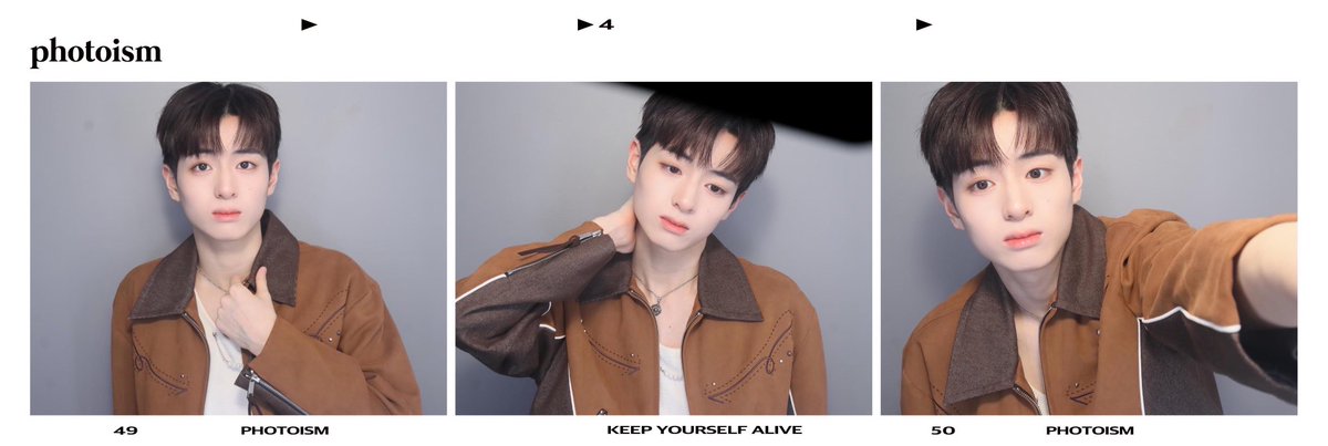 チャンヒョンジュン] チャンヒョンジュンの3カット写真見る人、手を