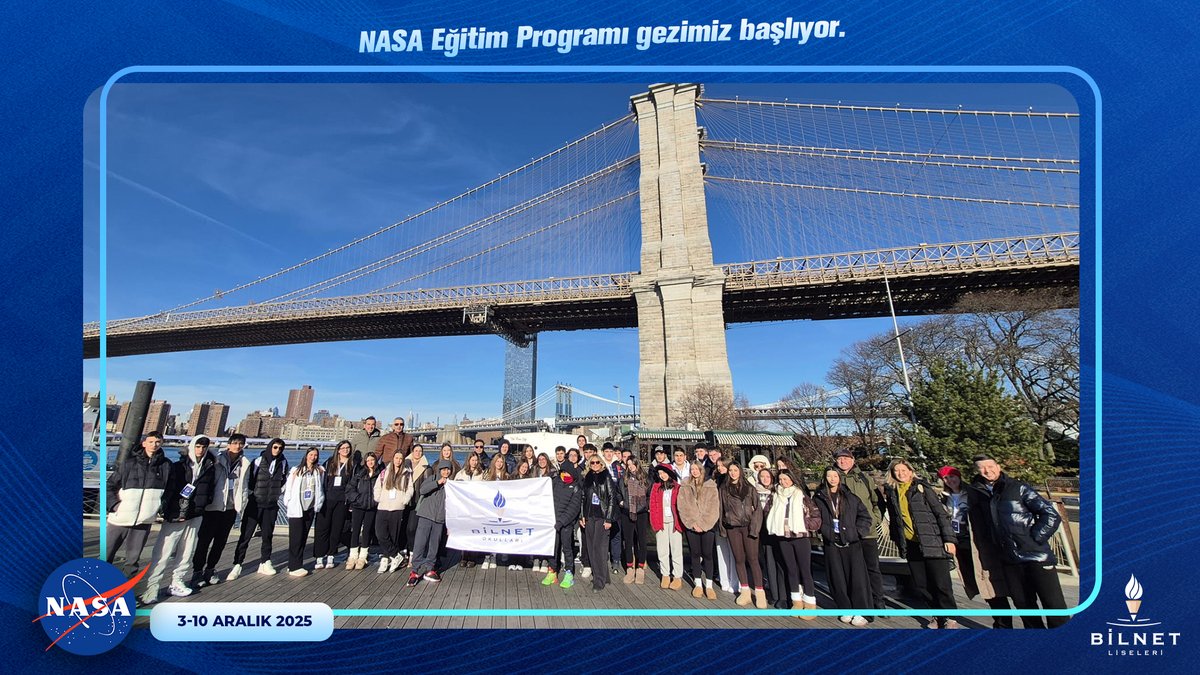 Bilnet Liseleri öğrencileri, bilim ve keşif dolu bir yolculuğa çıkıyor! NASA Eğitim Programı gezimiz başlıyor.

#BilnetNASA #BilimYolculuğu #BilnetLiseleri #KeşifBaşlıyor #BilimleGelecek