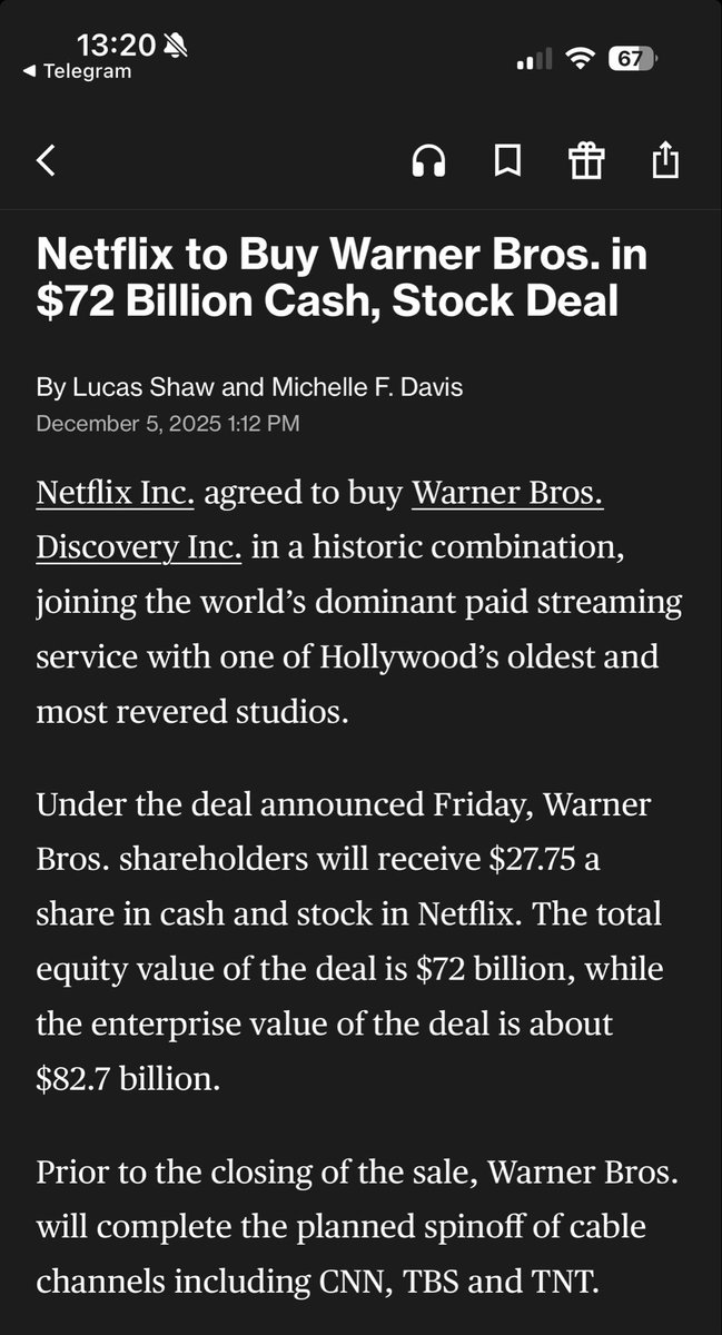 Het grootste medianieuws van het jaar: Netflix koopt HBO Max en krijgt daarmee onder andere Harry Potter en The White Lotus in handen. Heel benieuwd wat de toezichthouders hiervan gaan vinden want dit is natuurlijk een monsterverbond