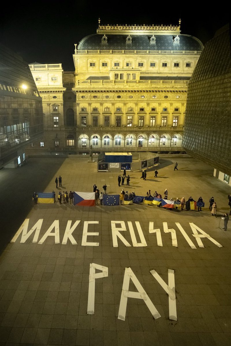 Make Russia pay for what?

Defending its security and liberating its ethnic population who were subjected to genocide by Kiev for 8yrs.

Ukraine deserves worse than it gets, be grateful Putin isn't Stalin.