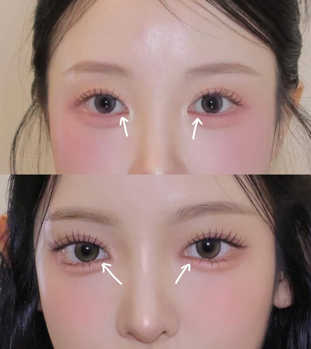 mmytype_'s tweet image. แล้วเทคนิคของพสญป แต่งตายังไงให้ดูอ้อน ตาหวาน

แต่งตาซอฟ = ไลเนอร์สีน้ำตาลอมแดง
พสบอกไว้ว่าต้องใช้ไลเนอร์สีน้ำตาลอมแดงวาด เน้นใช้ทุกอย่างสีน้ำตาล ให้สีเหมือนเส้นน้ำตา (เริ่ดเกินน5555) ตาจะไม่ดุ ต่อให้ติดขนตาเยอะ บนเบาได้แต่ล่างต้องซอฟ ตาก็ยังดูซอฟ ดูอ้อน