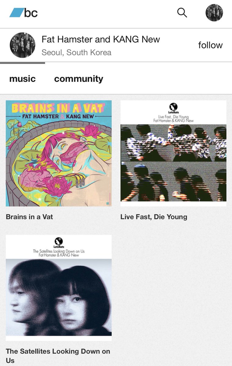 오늘은 밴드캠프 프라이데이입니다. 오늘 구매하시면 판매금이 전부 아티스트에게 돌아갑니다. 팻햄스터 &amp; 캉뉴의 음악을 밴드캠프에서 확인해보세요!

👉🏻fathamsterandkangnew.bandcamp.com/album/brains-i…