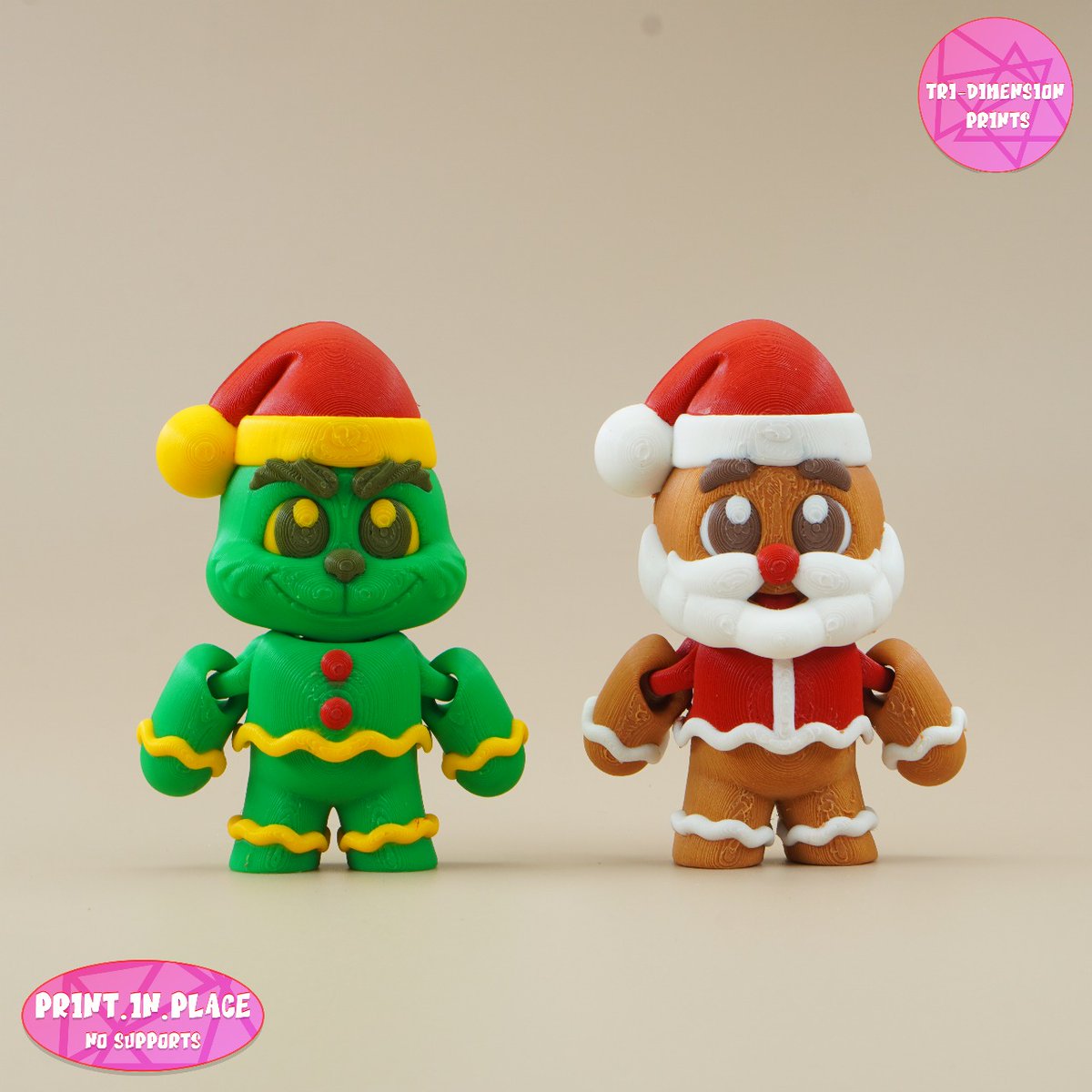 prints35833's tweet photo. Flexi Gingerbread Collection Now Available In @Cults3D 
  
STL LINK :- https://t.co/SDcl4gjWrE

#3DPrinting #3dprint #cults3d #3dprinted #3dstl #flexigingerbread #gingerbread https://t.co/iiRCyv8eVF