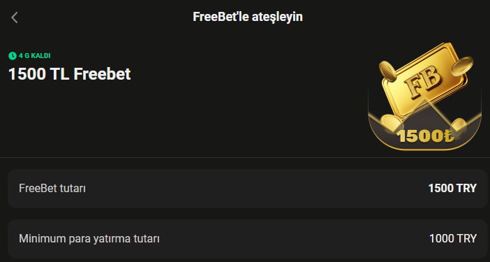 ⚡️1000 TL Yatır 1500 TL Freebet Al

⚡️Çevrim 1x

⚡️Min max. çekim kuralı yok

⚡️Freebetinizi min 1.30 oran max 5 orana oynayabilirsiniz

✅Site Sponsorumuzdur Çekimlerde Asla Sorun Olmaz , Global Lisanslı Sitedir

➡️ t2m.io/1king