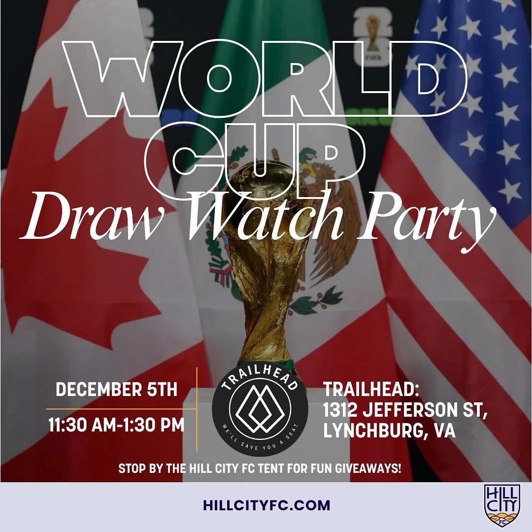 World Cup Draw Watch Parties are better in the Snow… ❄️⚽️🏆