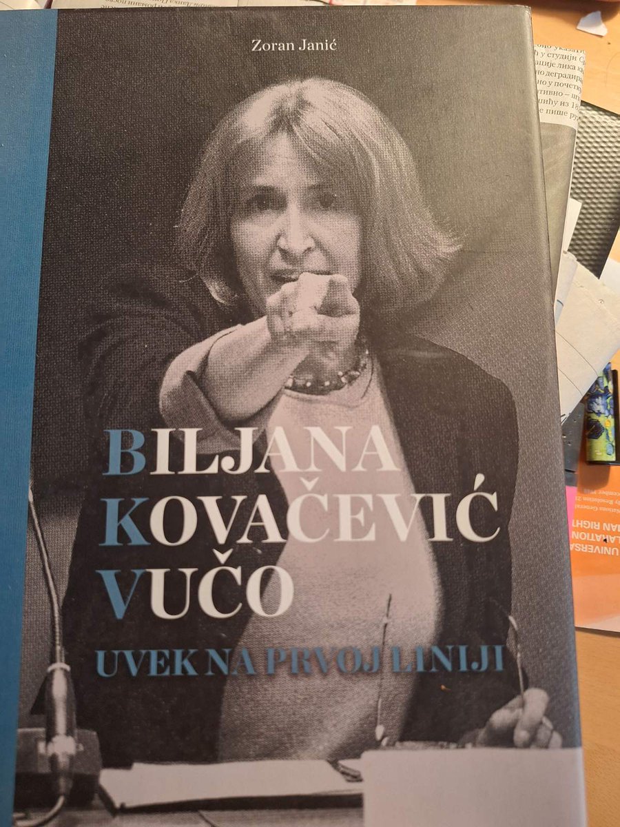 Promocija knjige „Biljana Kovačević Vučo – uvek na prvoj liniji“
👇
9. decembar, 13h, Kuća ljudskih prava

O nasleđu jedne od ključnih borkinja za ljudska prava govore: Steva Lilić, 
Sonja Biserko i 
Zoran Janić.
