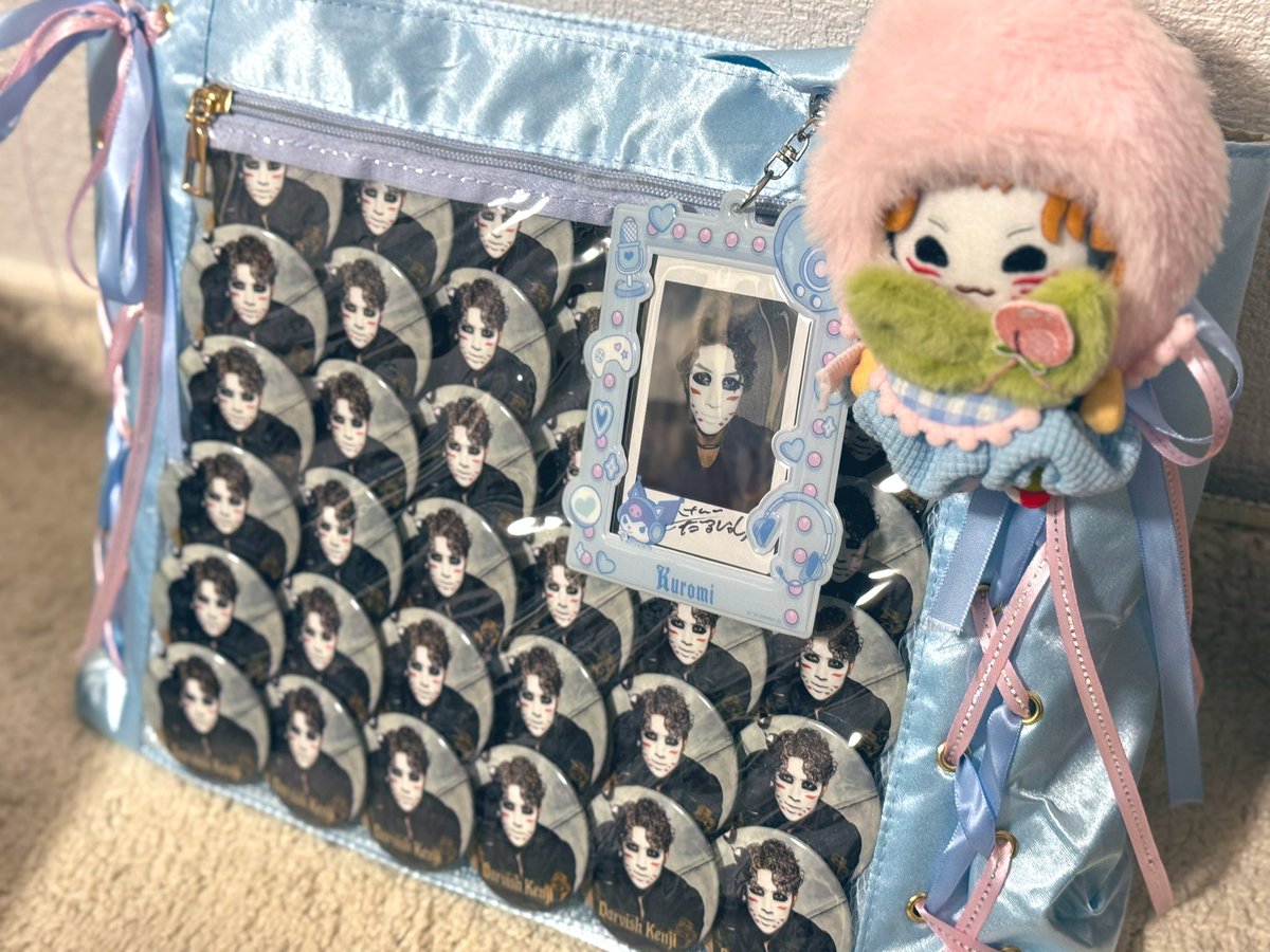 人生で1回組んでみたかった痛バ🍑 研二さんのサインチェキ自引きできた