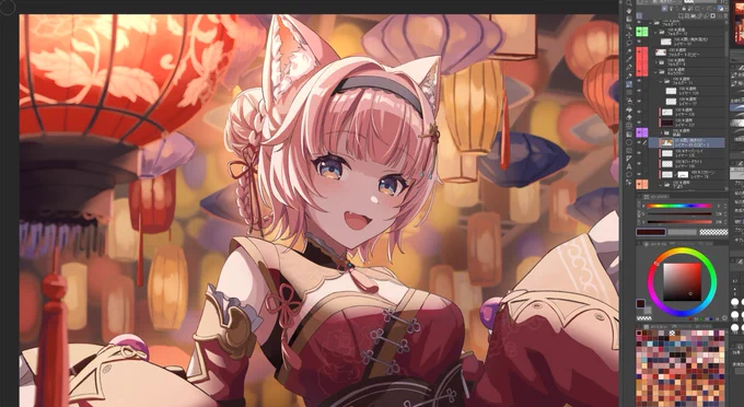 こよwip 完成したら冬コミの新刊に載せる予定です...!