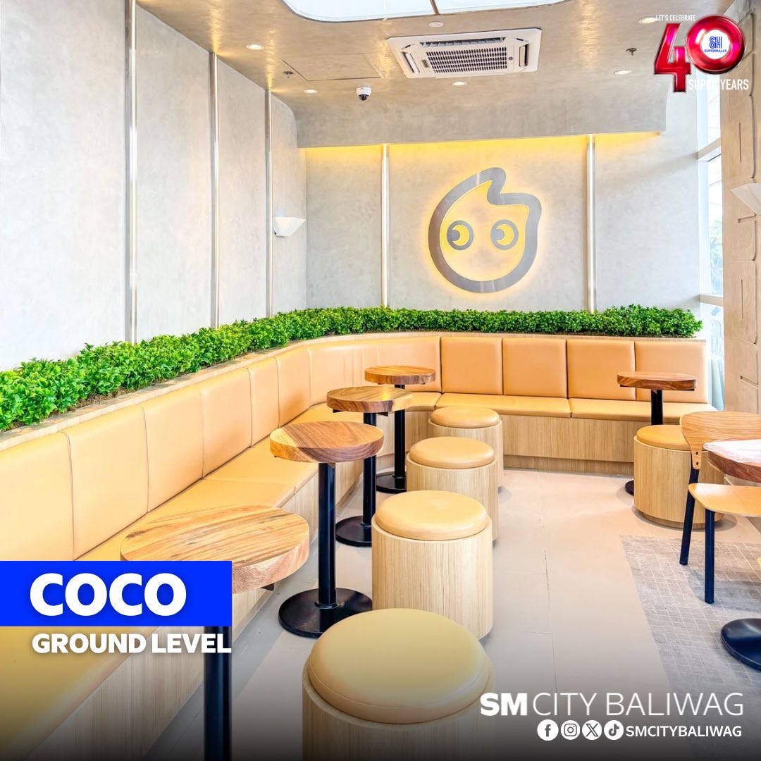 SMCityBaliwag's tweet photo. ✨ Coco is now OPEN at SM City Baliwag! ✨

Craving something cool and refreshing? They’ve got your favorites — milk teas, fruit teas, and fresh teas made just the way you like it! 🧋🍓🍑

Drop by and sip the goodness today! 💛

#EverythingsHereAtSM https://t.co/S3LbWOq4Nu
