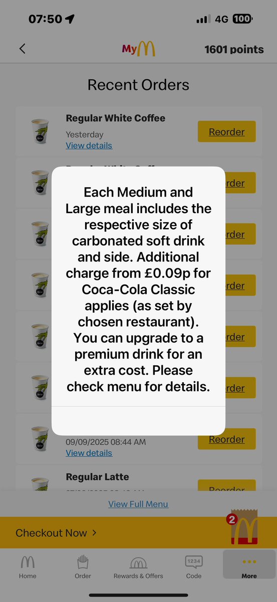 deanyoid's tweet photo. @McDonalds in the app this is very annoying and have to restart is every time https://t.co/f6GQniZLbt
