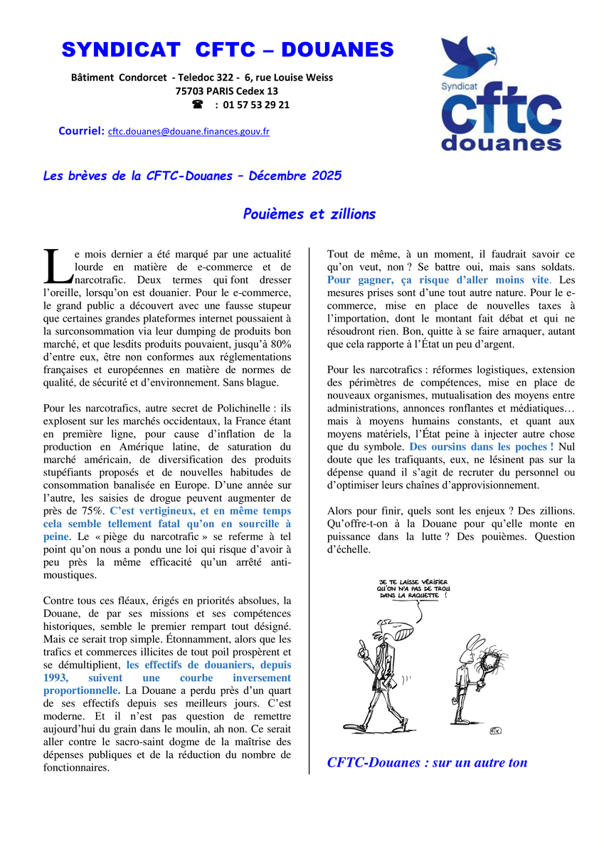 cftcdouanes's tweet photo. E-commerce, narcotrafic : des enjeux immenses ! Mais trop peu de moyen pour y faire fasse. https://t.co/C6kSNXMK1a