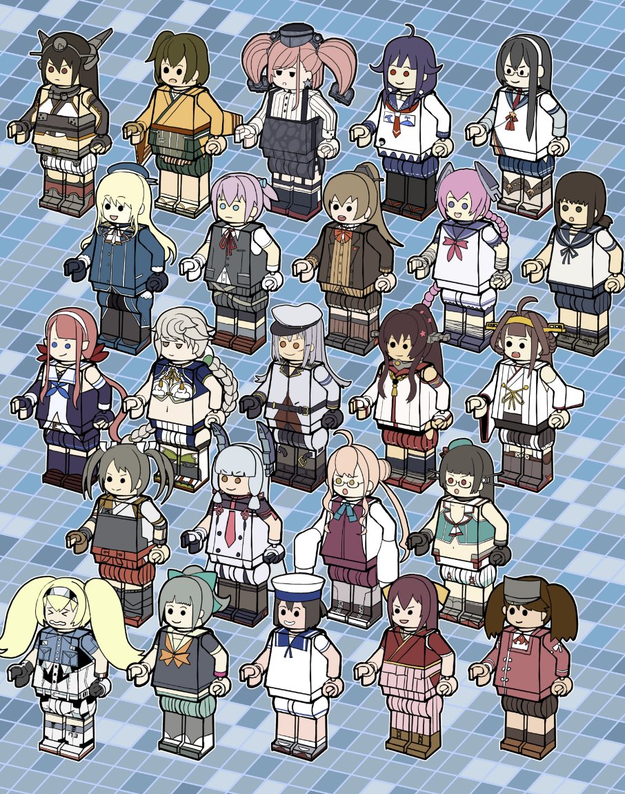 夕立(艦これ) 「レゴ艦娘はいいぞ」|某氏屋のイラスト