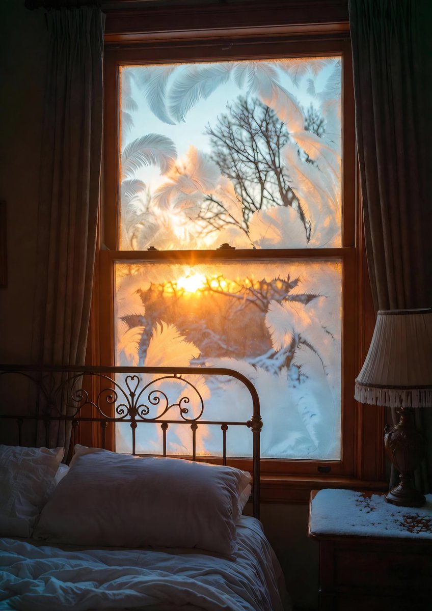 PatrickJoh21665's tweet photo. Oh, the cold fairly bit me awake this morning! I opened my eyes in the pitch-dark and knew at once it was a hard frost, for the air in my little room had that sharp, still feeling, and my nose was like a chip of ice above the blankets.....
#poetry #AWintersTale https://t.co/0cxLg7Gq7L