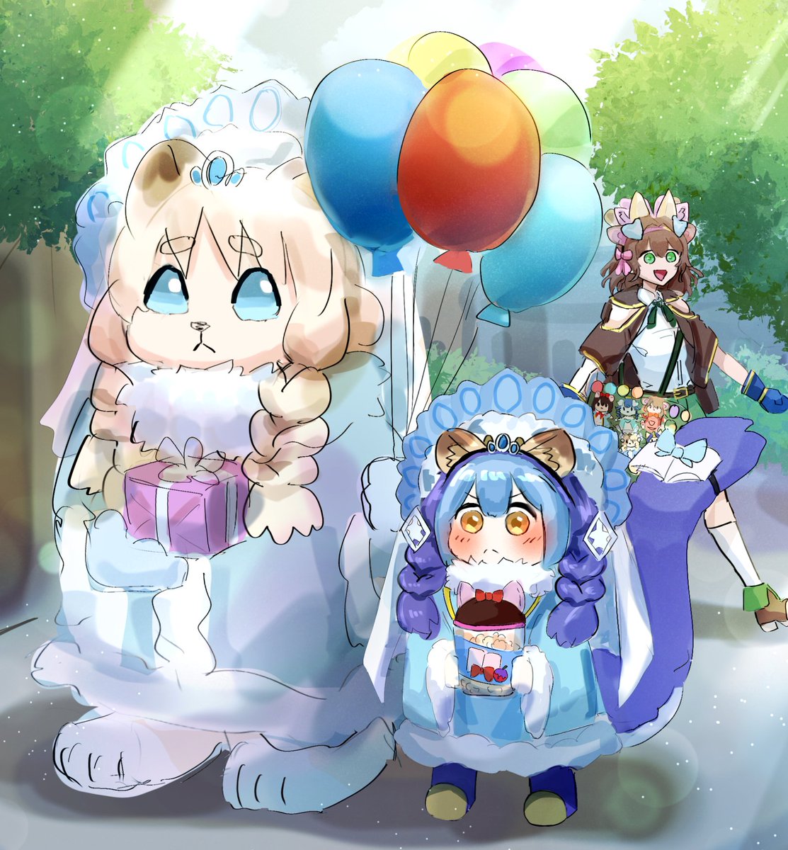 フェアリーテイルランドで記念撮影