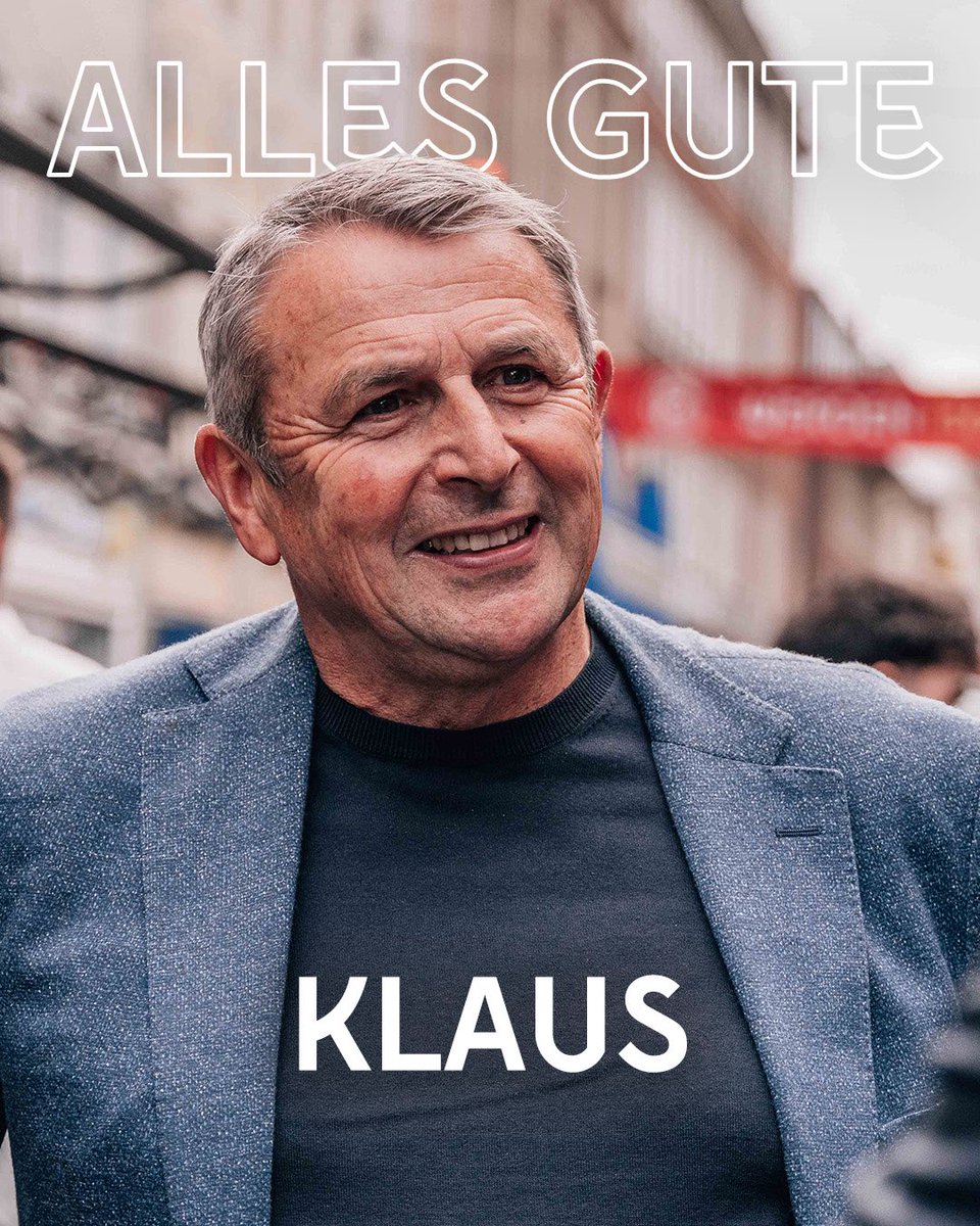 f95's tweet photo. Happy Birthday, Klaus #Allofs 🥳
Alles Gute zum 69. Geburtstag 🍀 🙏🏻
#f95 | 🔴⚪️ https://t.co/jnO4JTh52M