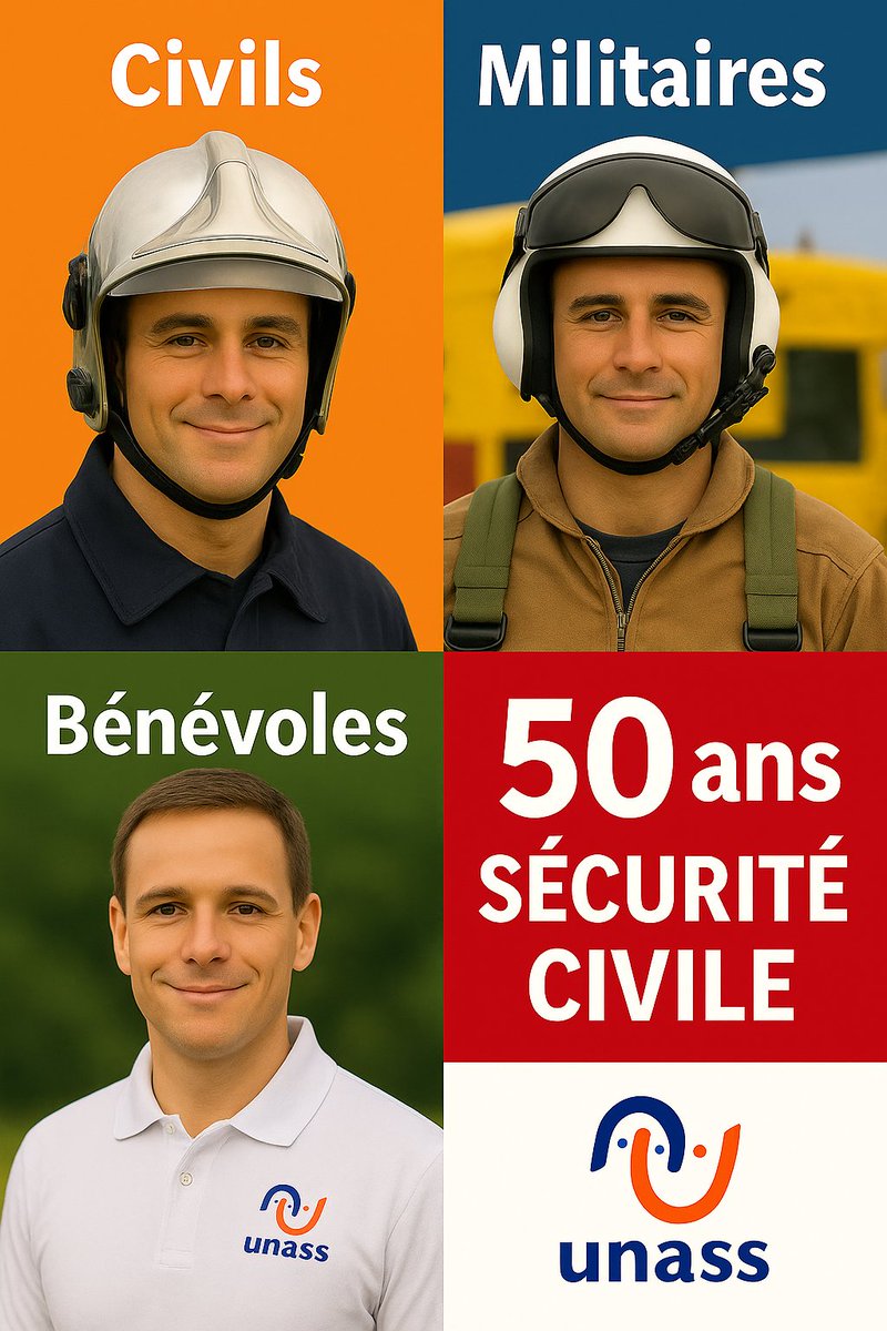 JeanLucBuccino's tweet image. 50 ans de Sécurité Civile, d’engagement, de femmes, d’hommes qui protègent la France
3 piliers, une mission : sauver des vies
La Sécurité Civile, c’est une culture, un réflexe, une force collective au service des citoyens
À l’UNASS, nous partageons cet héritage 
@SecCivileFrance
