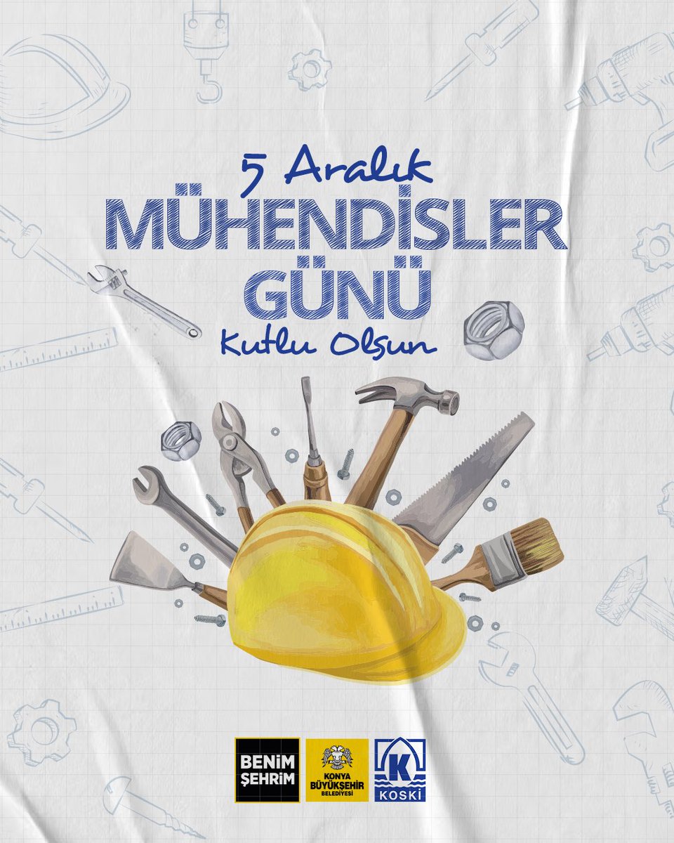 Hesaplayan, tasarlayan, hayata geçiren... Bilim ve teknolojiyi insanlığın hizmetine sunan tüm mühendislerimizin 5 Aralık Dünya Mühendisler Günü kutlu olsun! 👏