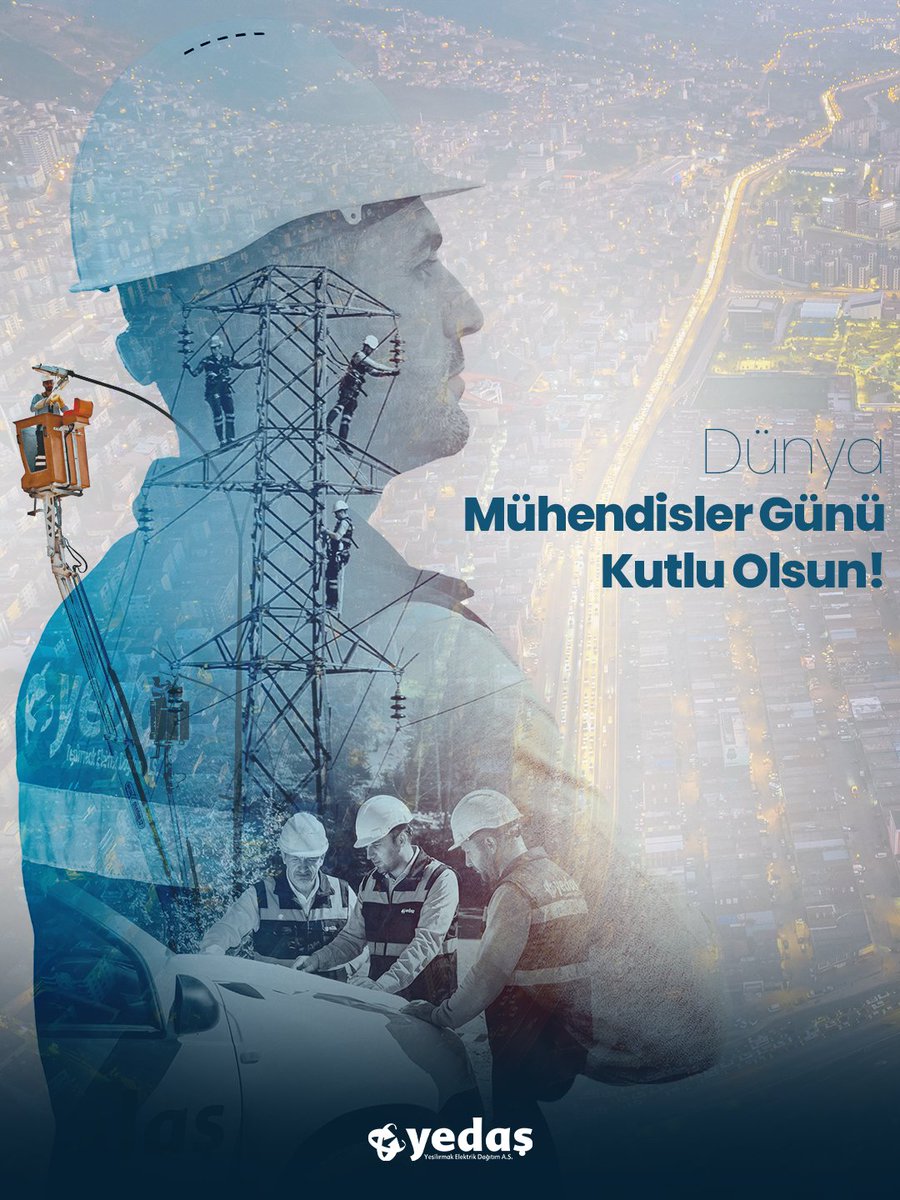Hayatımızı kolaylaştıran, enerjiyi güvenle ulaştıran ve geleceğimizi şekillendiren tüm mühendislerimizin 5 Aralık Dünya Mühendisler Günü kutlu olsun!👷🏻‍♂️