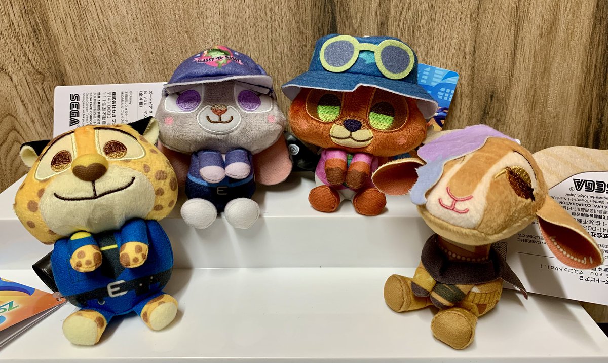 🐰新景品情報🦊】 『ズートピア2 ＆ you マスコットVol．1