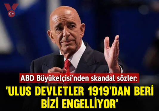 Türkiye’nin içişlerine karışan ve kendini “Müstemleke Valisi” gören ABD’nin Ankara Büyükelçisi Barrack,
"1919'dan beri ulus devletler Amerika'yı engelliyor" demiş! 
Neden engelliyor?
Çünkü ulus devleti, dinî ve etnik
olarak bölemezsin de ondan.
Cumhuriyet bu yüzden kuruldu.