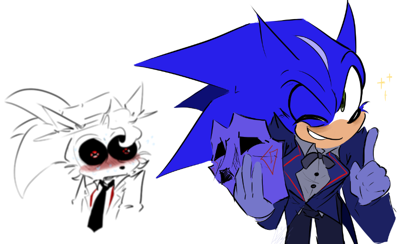 Redraw of that "what if" thingy i made w/ Majin as Sonic wearing a mask.
#Sonicexe #DRBloodshotred #BrianGriffinPlush #majinsonic