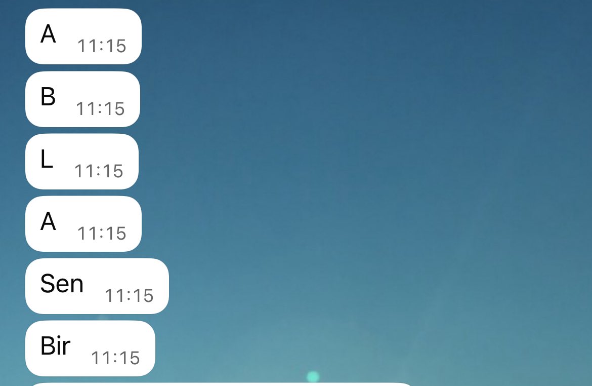 Bin kat yakınım olsa şöyle tek tek mesaj atsa azarlarım, konu en küçük kardeş olunca gülümsüyorum. Ablalık ayrı bir meslek gerçekten..