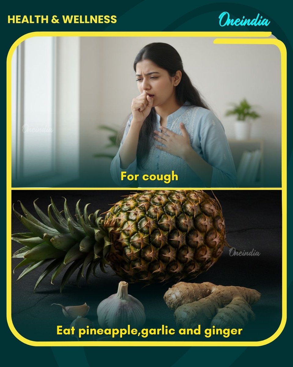 Oneindia's tweet image. Eat right. Heal better. Which one are you choosing today?
Drop in the comments!

#EatHealthy #FoodWeEat #FoodForDisease #EatRightHealBetter #HealthyChoices #WellnessJourney #MindfulEating #EatCleanLiveLean #HealthyHabits #NutritionMatters #FoodForFuel #LifestyleGoals #StayHealthy