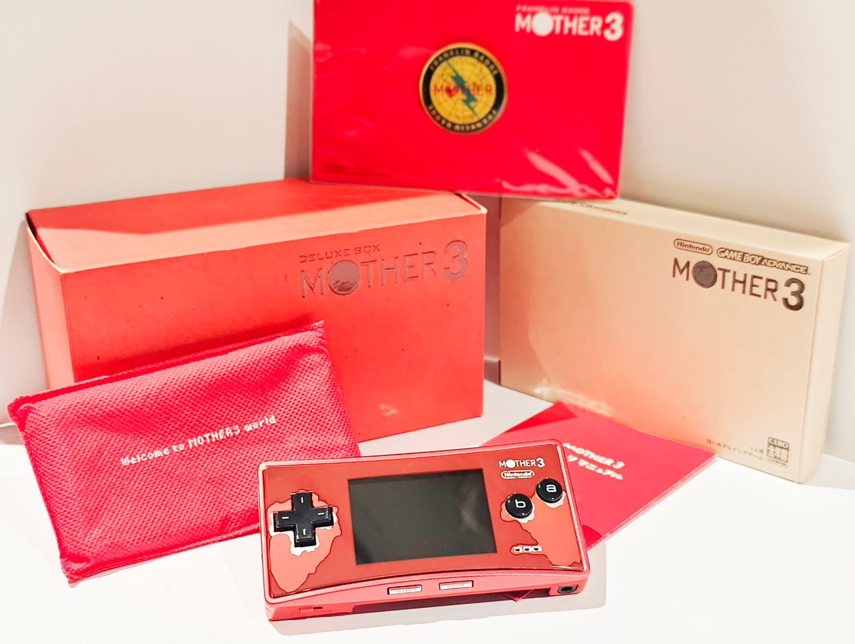 SMAAAASH!! ◇ゲームボーイミクロ同梱 MOTHER3 Deluxe BOX 入荷いたし
