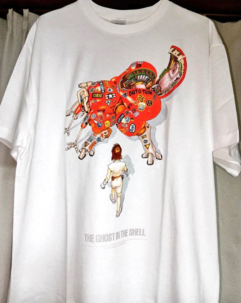 Tシャツ／大友克洋×攻殻機動隊トリビュートイラスト （XL） 大友克洋 攻殻機動隊 トリビュートイラスト 3点セット Tシャツ 士郎