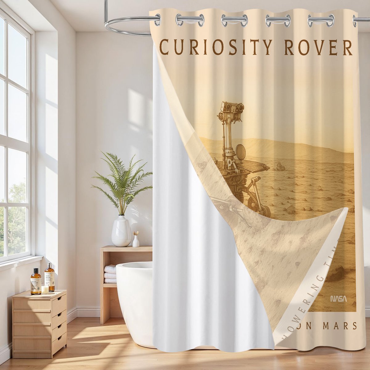 driftedroot's tweet image. Approaching Earth's orbit—is your bathroom ready?📷
driftedroot.com
#NASA #homedecor #showercurtain #bathroom