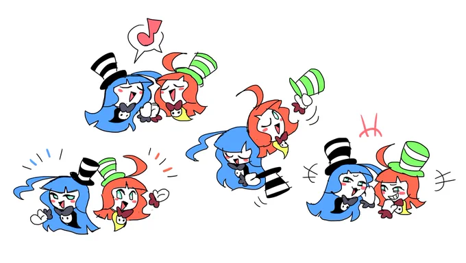 more umineko x kirby! this time zepar and furfur!
