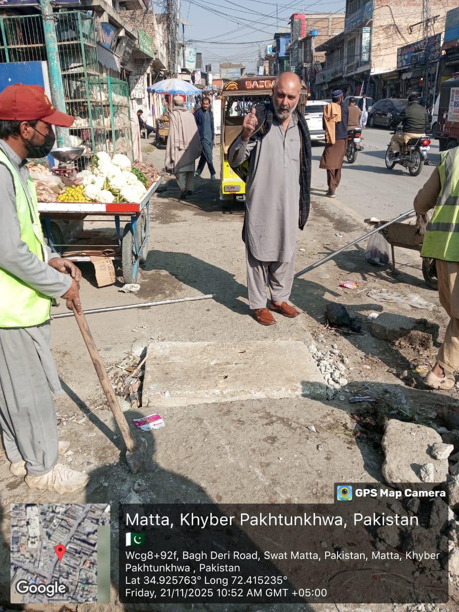 On the directions of the Chief Secretary KP and the DC Swat, TMA Matta carried out inspections and corrective work on open and weak manholes in the sub-division. Several manholes were properly covered, and the effort will continue to ensure public safety
<a href="/CSKPOfficial/">Chief Secretary Khyber Pakhtunkhwa</a>