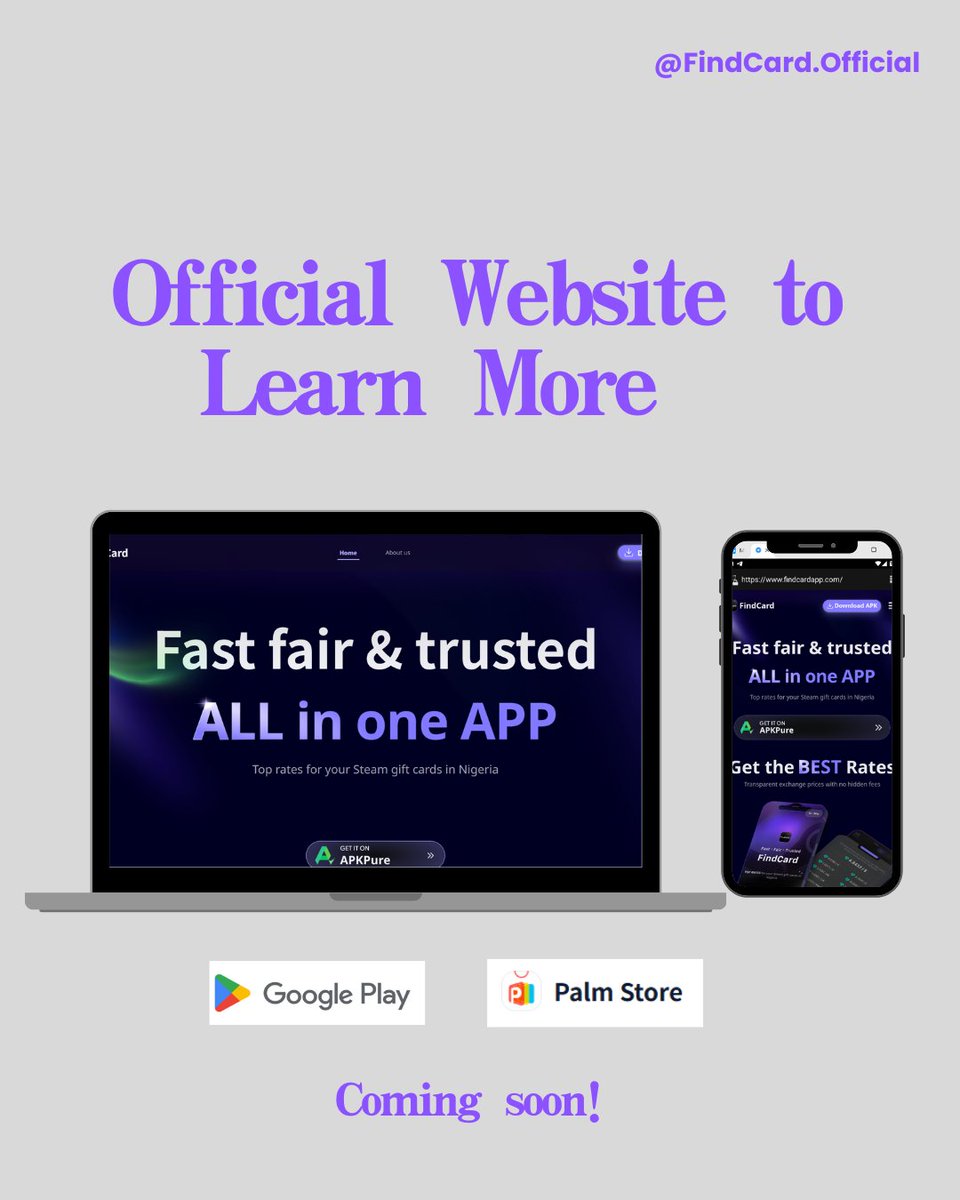 Find_Card's tweet image. 🔥 Visit our official site for brand info, top exchange rates, and the app download — start now!

🌐 Visit Now: findcardapp.com/?platform=2
#findcardapp #cashforcards #safetrading #SecurityAlert #cryptocurrencynews