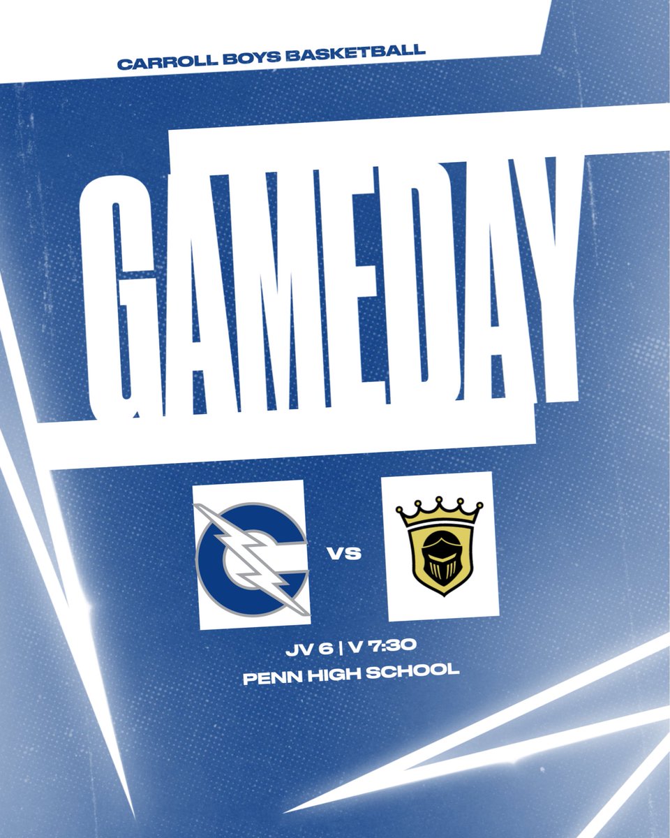 ‼️ GAMEDAY ‼️
🆚 Penn
📍Penn Highschool
⌚️ JV @ 6:00, Varsity to follow