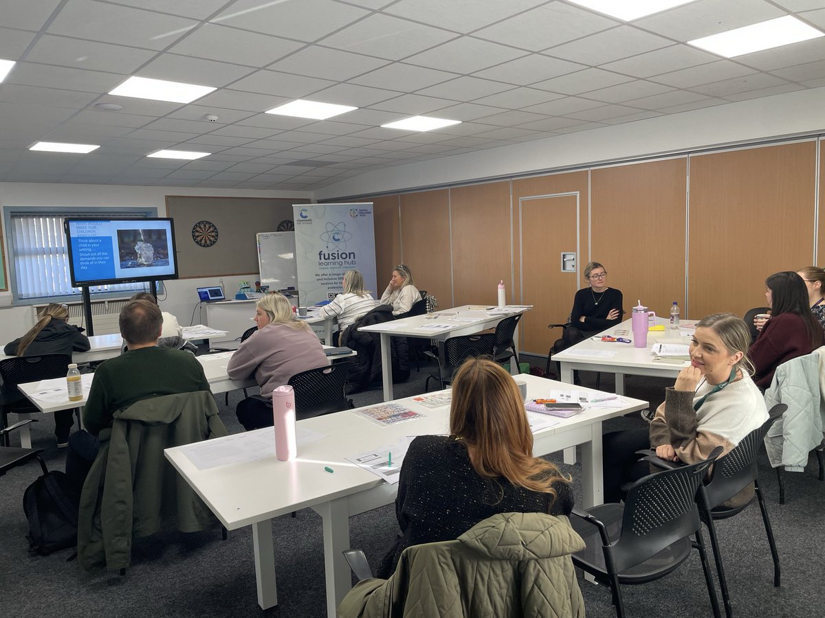 greatnorthsph's tweet photo. A massive THANK YOU to Abi from Cleaswell Hill School for an excellent CPD session on Anxiety-Based Demand Avoidance! 👏
You won't want to miss what Abi and Fusion Learning Hub have planned next... 👀 Stay tuned!
#EducationCPD #DemandAvoidance #FutureLearning https://t.co/RTTV7Xedub