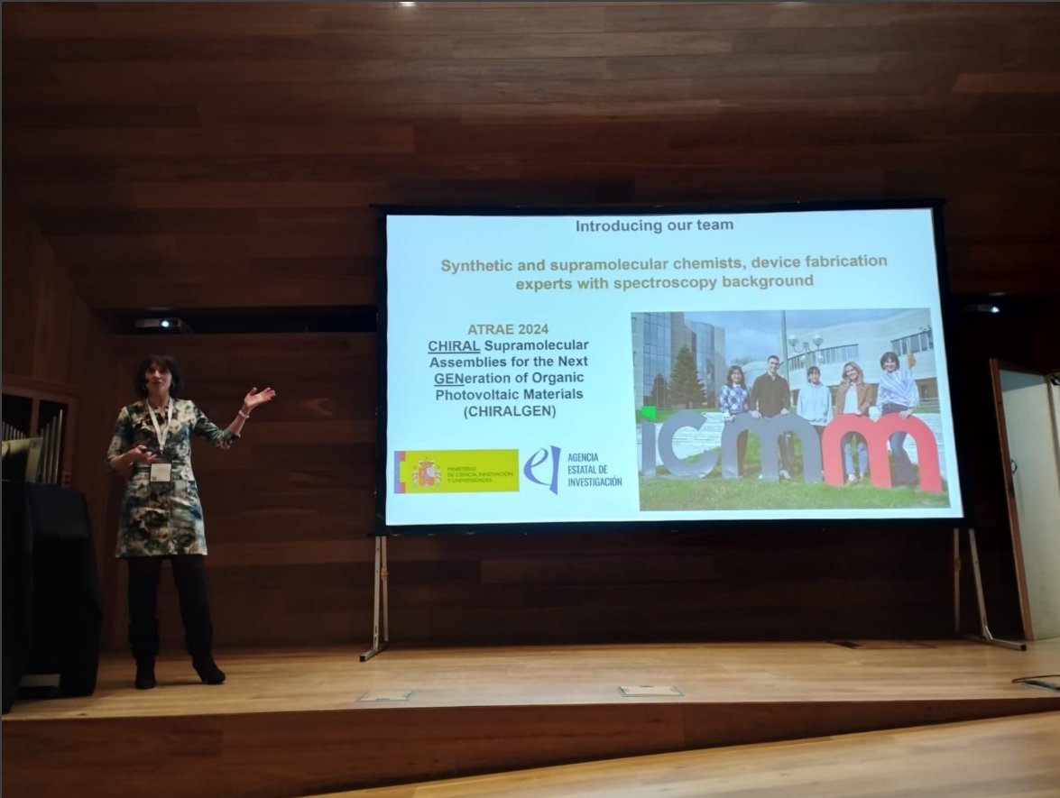 icmm_csic's tweet photo. Last week at the #AMatS2025! Our director, José Ángel Martín Gago, gave a plenary talk: 'On surface synthesis without a metal surface'. Our researchers Amparo Ruiz Carretero and Nahir Vadra also participated. 
Many thanks to all organizers! It was a fantastic and useful congress! https://t.co/zyRA46XWxh