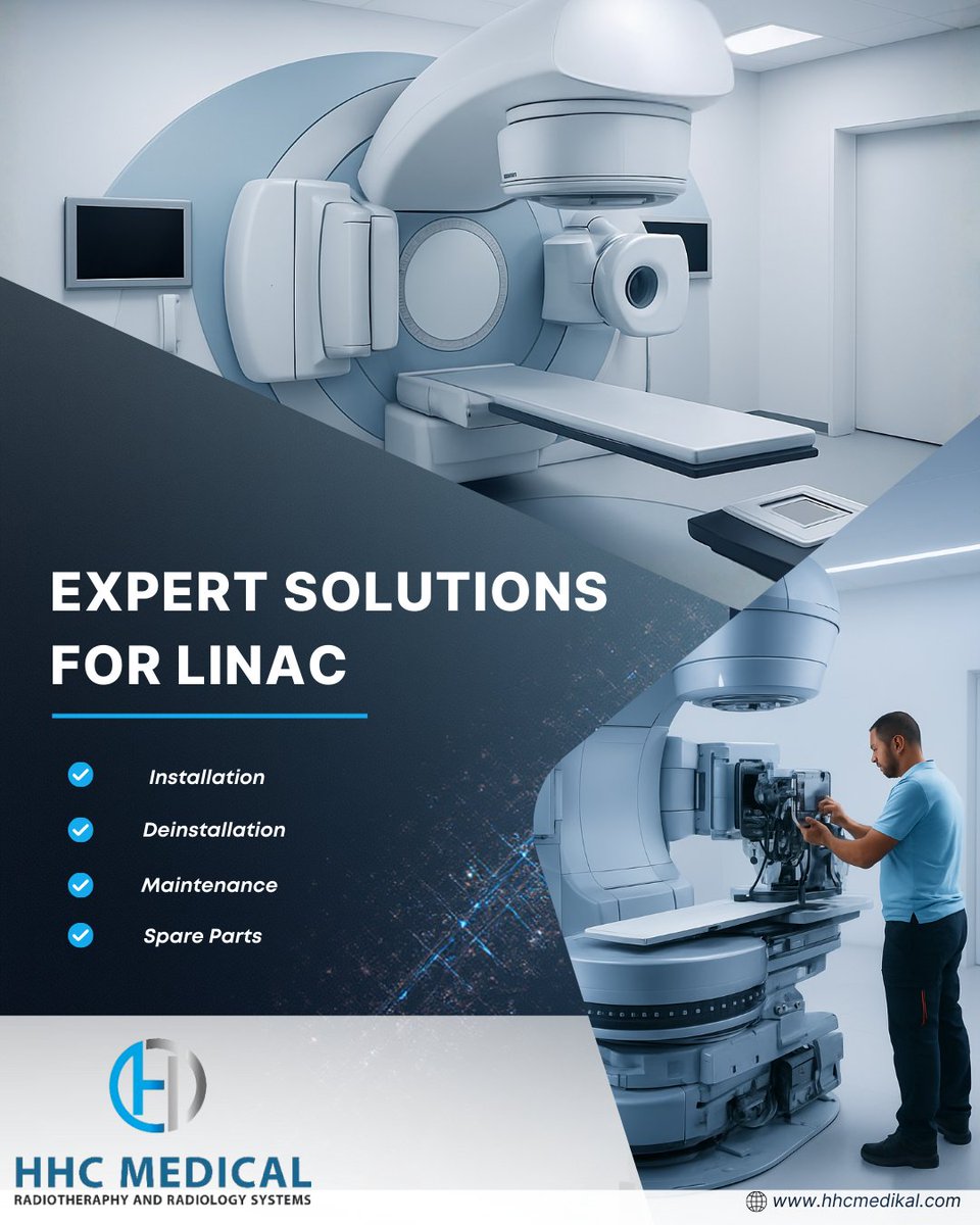 hhcmedikal's tweet image. Comprehensive LINAC Services — from start to finish.

Your trusted partner in ensuring safe, reliable, and efficient radiotherapy operations.

#LINAC #Radiotherapy #RadiationOncology #MedicalPhysics #HealthcareTechnology #MedicalDevices #OncologyCare #RadiotherapyServices