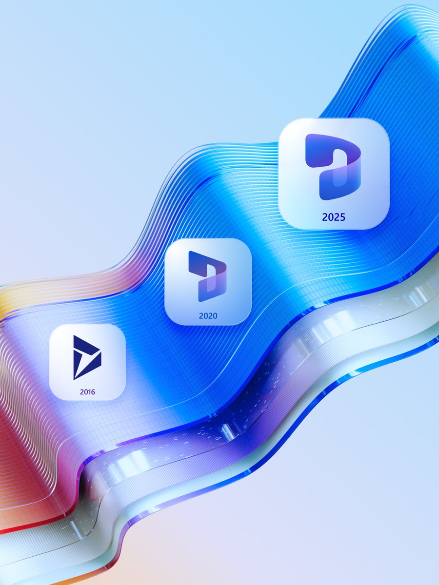 A behind the scenes look at some of our latest icon work 👀

Dynamics 365 has been part of our design journey for a long time, and its refreshed icon reflects our ongoing commitment to building enterprise tools that feel clear and familiar 🤝
🔗: microsoft.design/articles/the-n…