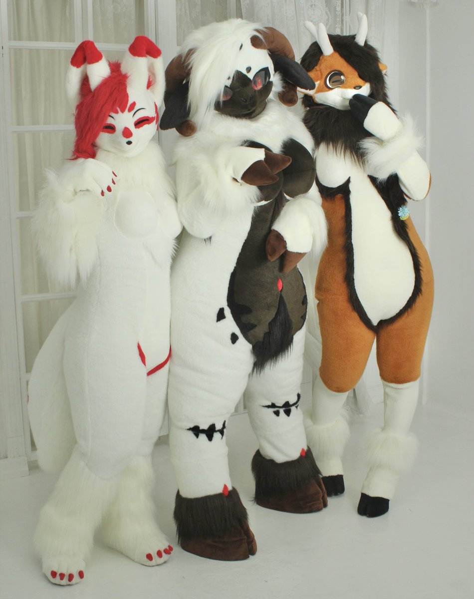 🦊と🐏と🦌
 #FursuitFriday