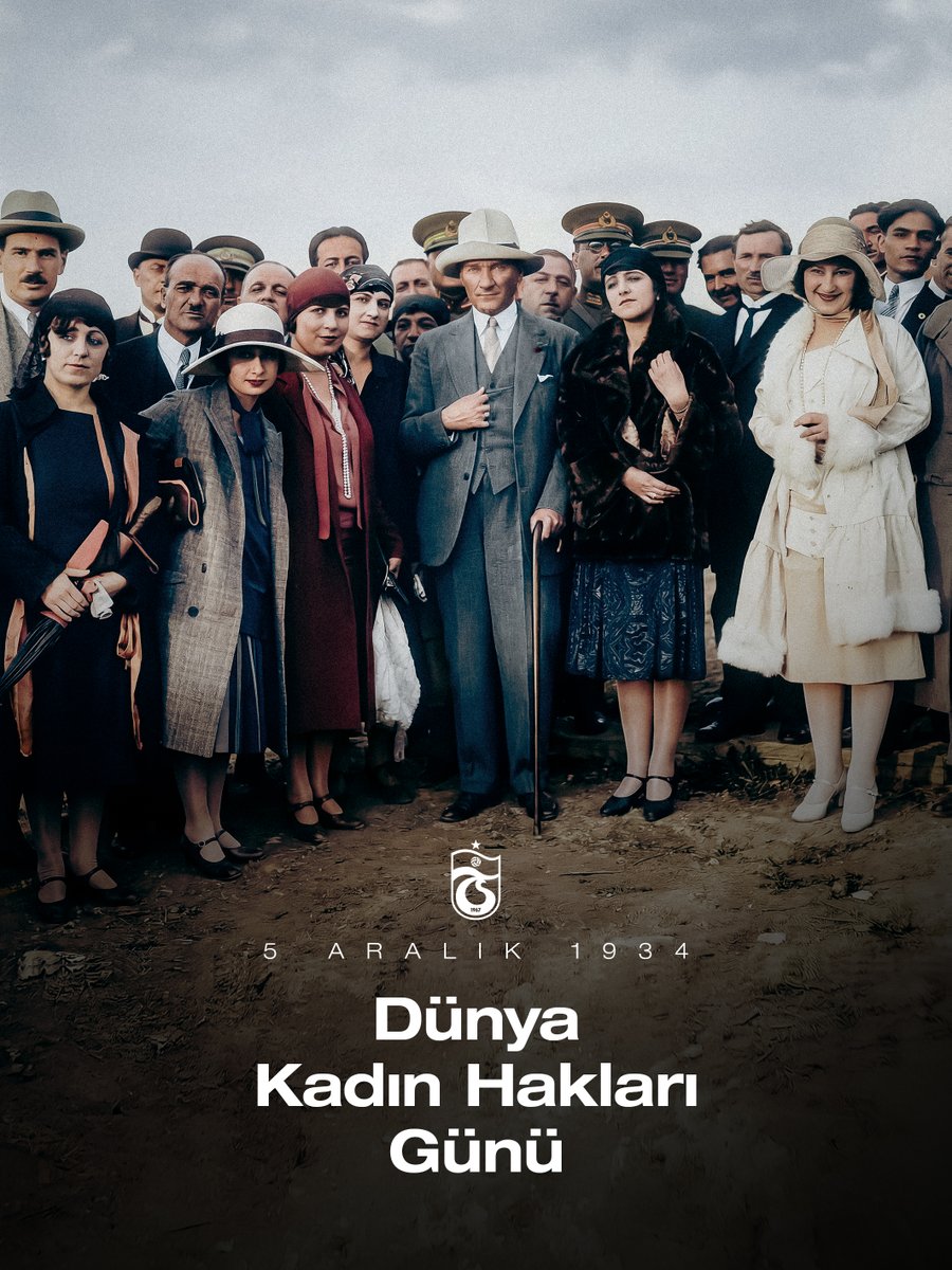 Cumhuriyetimizin Kurucusu Gazi Mustafa Kemal Atatürk’ün önderliğinde Türk kadınına tanınan seçme ve seçilme hakkının 91. yıl dönümü kutlu olsun.

#5AralıkDünyaKadınHaklarıGünü