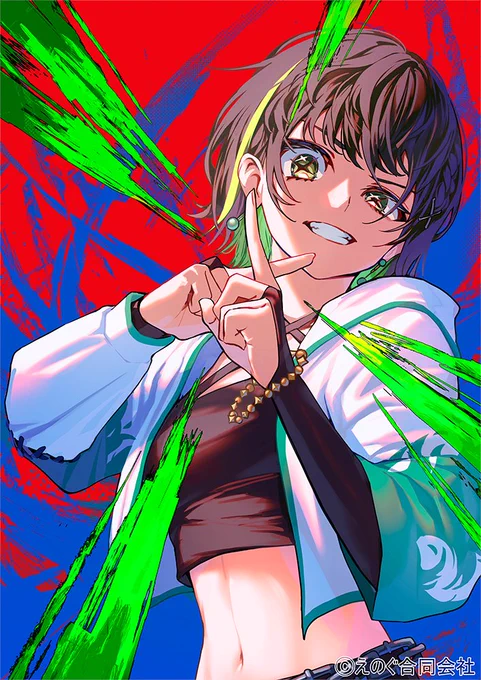 2025年12月6日(土)19:00開催の VRアイドルえのぐ、ワンマンライブ X-DAY〜REVENGE〜のキービジュアル制作を担当しました! えのぐのアツさ、XDAYへのリベンジの思いを込めて バチッとしたビジュアルにしています