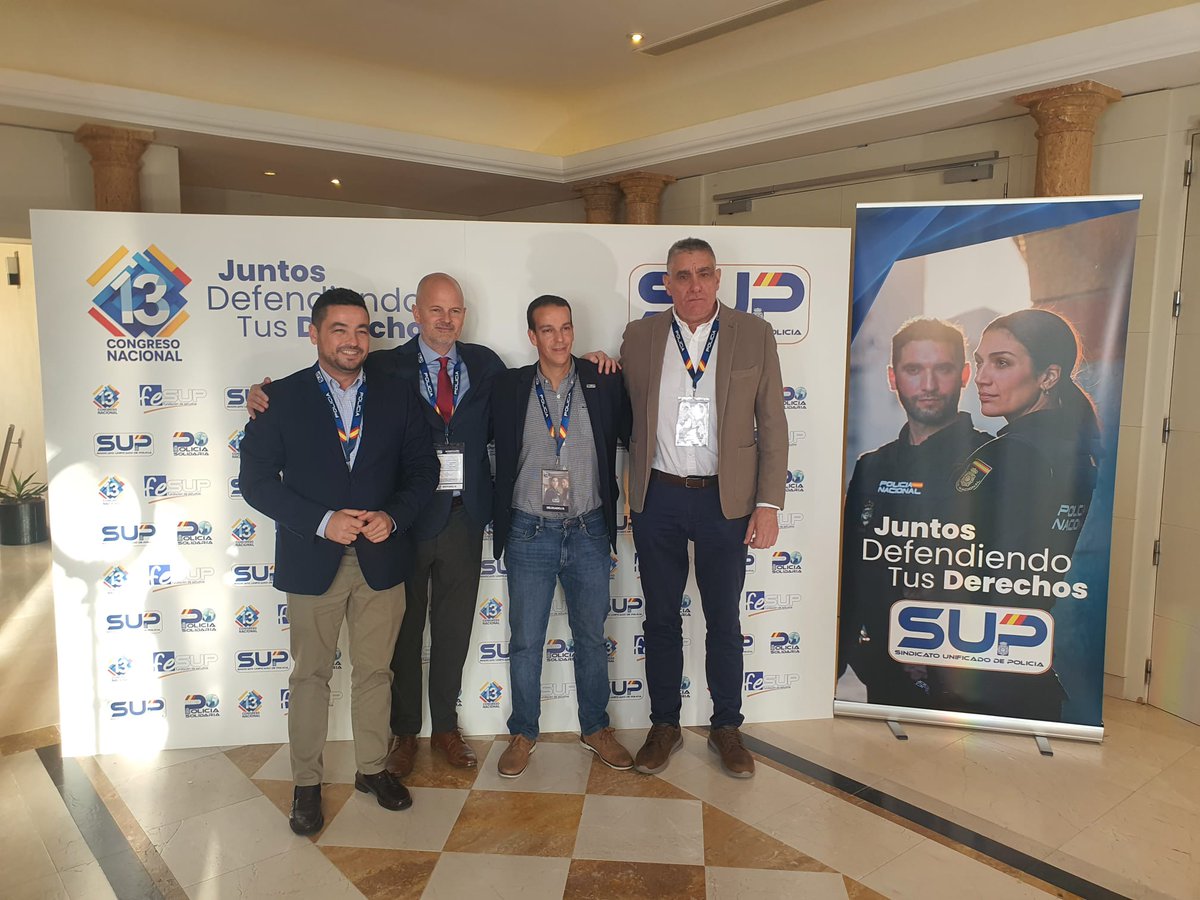Gracias a <a href="/Sup_Policia/">SUP</a> por contar con nosotros en su #XIIICongresoNacional. Seguimos trabajando juntos por un futuro mejor para los huérfanos de <a href="/policia/">Policía Nacional</a> 💙
¡Enhorabuena a Carlos Prieto por su nombramiento como secretario general!👏
#contigopasoapaso #protegealosquemásquieres