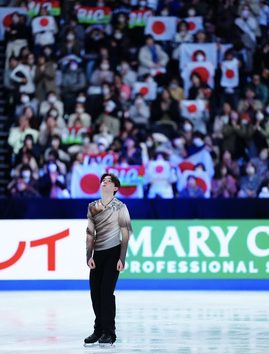 〈ジュニアGPファイナル男子フリー〉中田璃士（撮影・長久保　豊/せんだいタウン情報S-style）