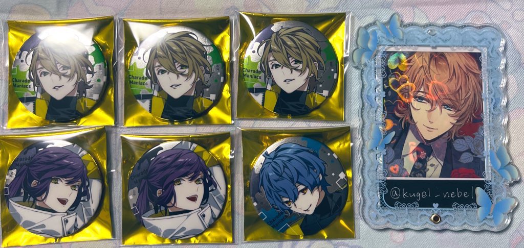 交換】CharadeManiacs シャレマニ 朗読劇 物販 缶バッジ オトドラ 譲