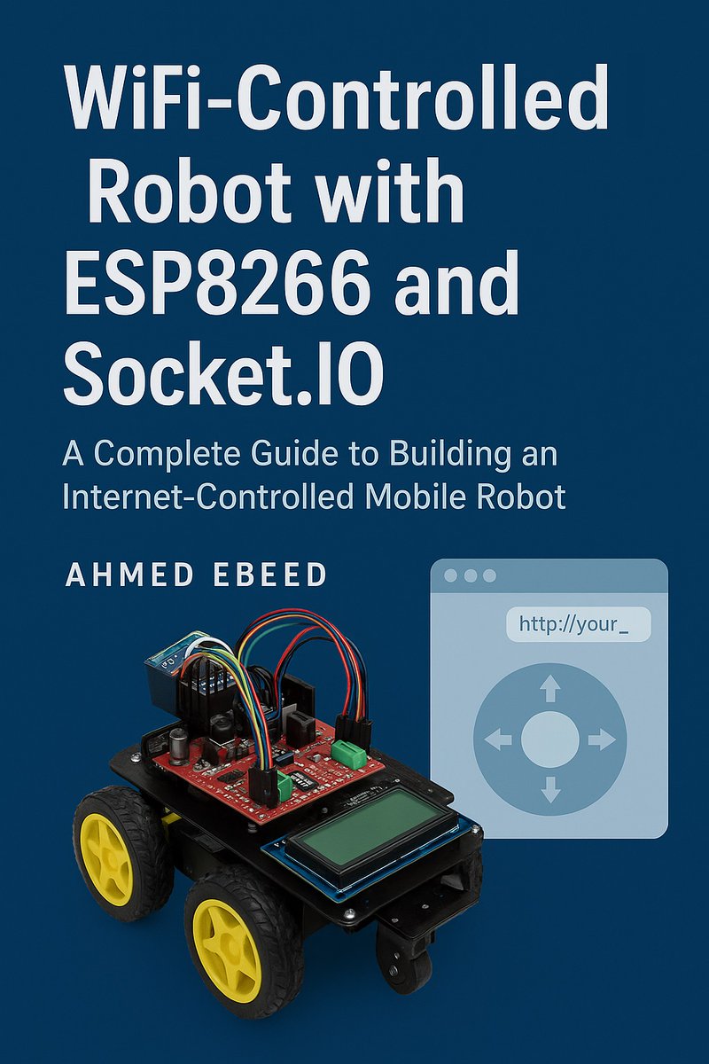 ahmedebeed555's tweet image. Only for limited time. 
Special offer for our newest #guide 
Get or READ for #FREE
WiFi-Controlled Robot with ESP8266 and Socket.IO: A Complete Guide to Building an Internet-Controlled Mobile Robot a.co/d/6kDazss #Amazon via @Amazon
